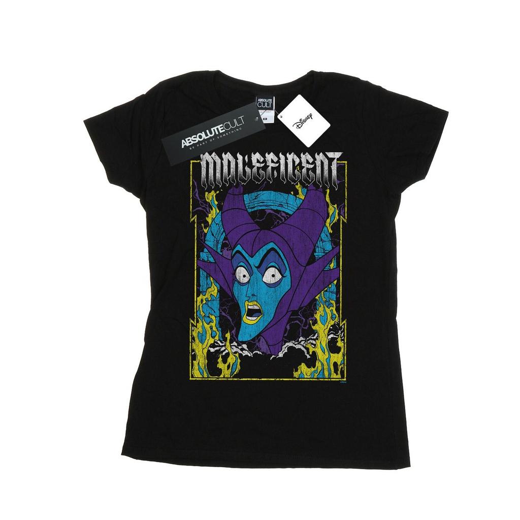 Disney Womens/Ladies Maleficent Poster Cotton T-Shirt