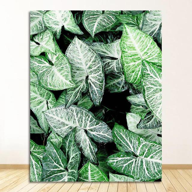Настенная живопись, художественный постер, скандинавский ботанический принт, скандинавская картина для гостиной, домашний декор, зеленое растение, монстера, папоротник, холст