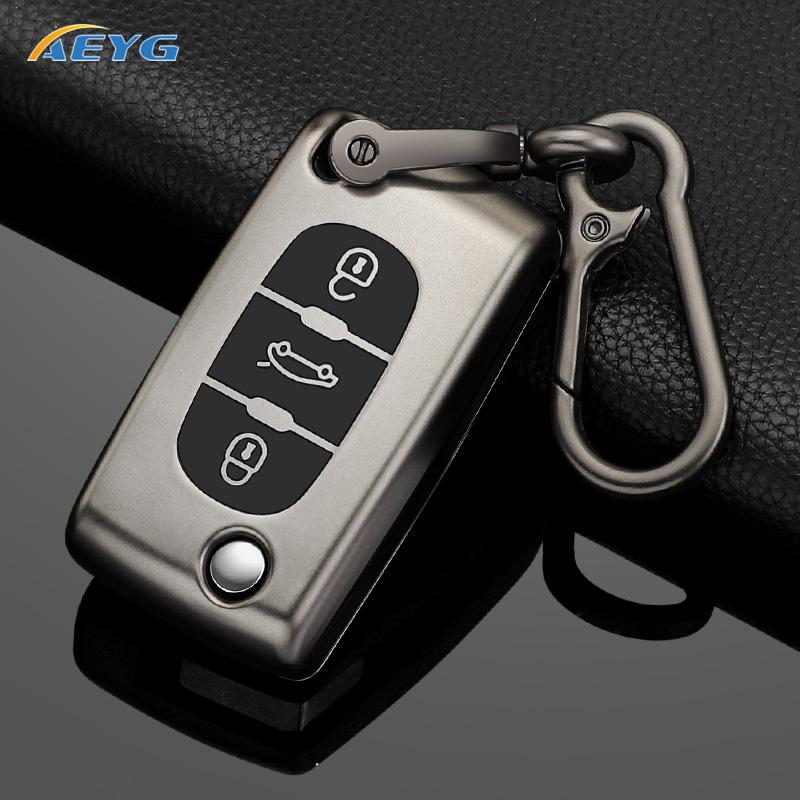 Автомобильный ТПУ Чехол для Ключей Для Peugeot 107 206 207 307 308 406 Для Citroen Xsara Picasso C2 C3 C4 C5 C6 C8 2/3 Кнопки Аксессуары