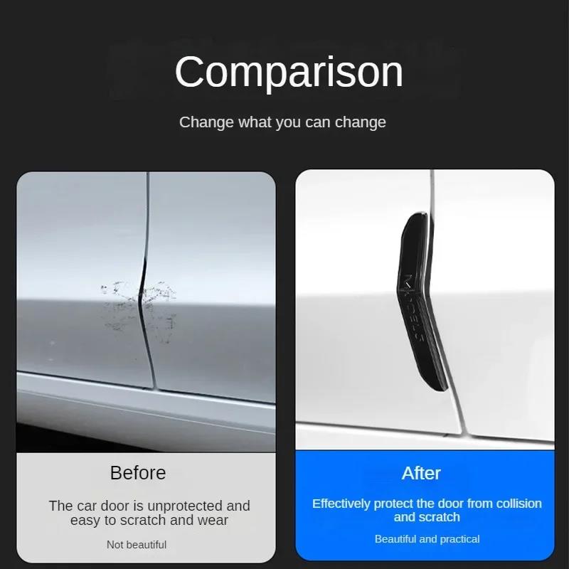 for Tesla Model Y Juniper 2025 Door Protector Strip Anti-Collision Model 3 Door Side Edge Protection Sticker Guard Accessories Interior Mirrors 6