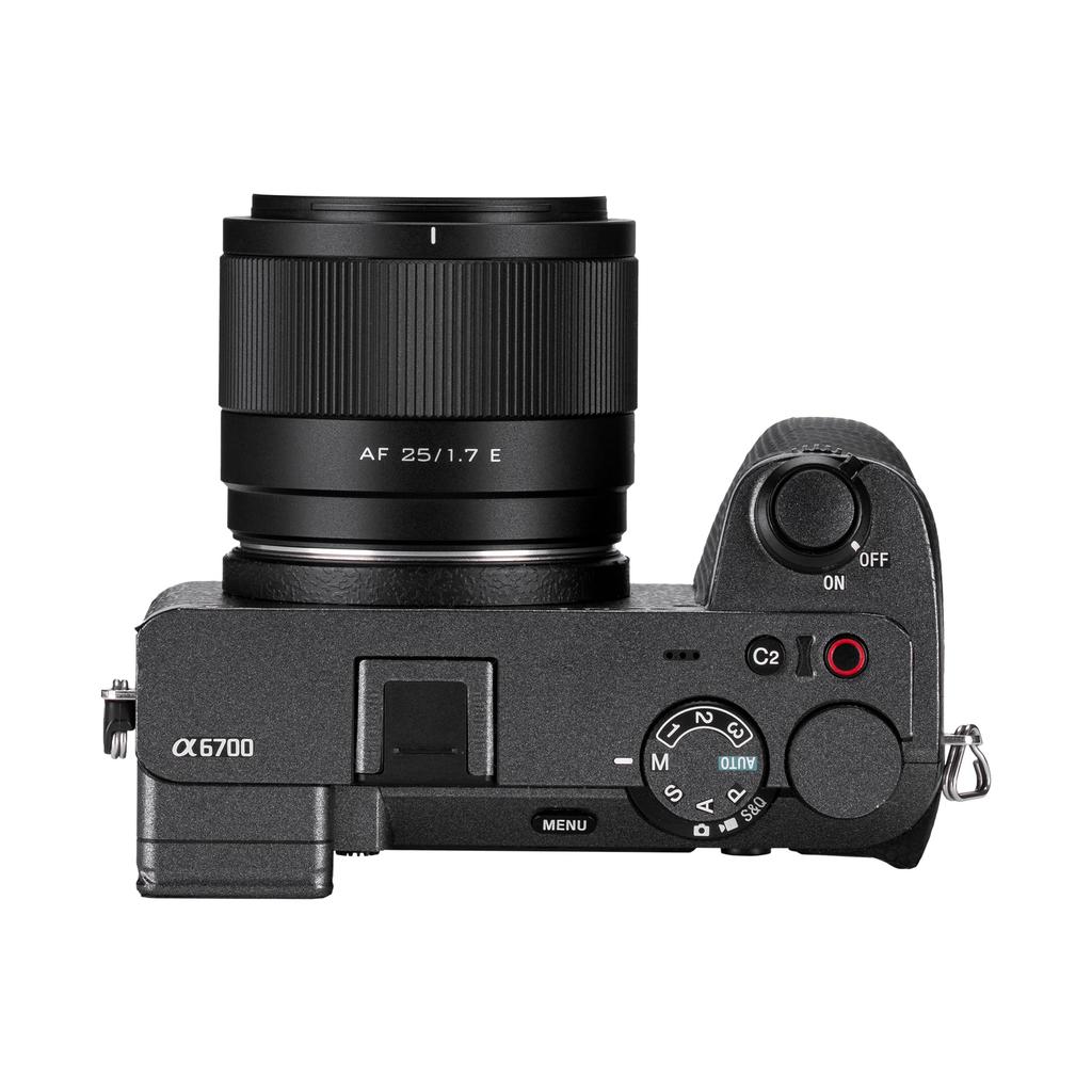 Объектив VILTROX AF 25mm E для Sony Компактный и светосильный сменный объектив для Sony и других беззеркальных камер F1.7 E-Mount, Легкий,