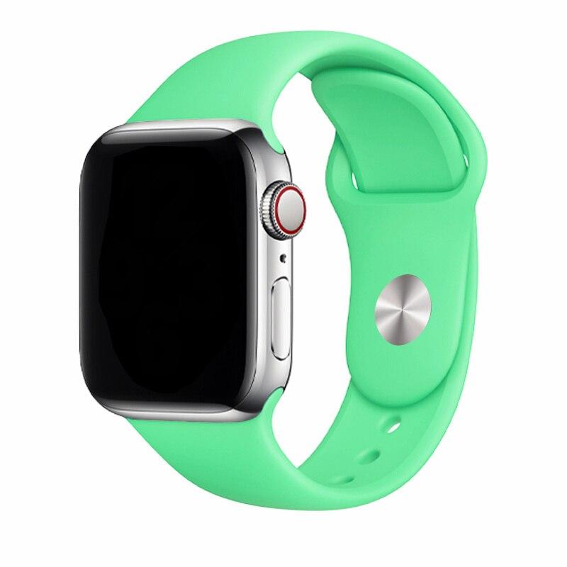 Silicone Strap For Apple Watch Band 44mm 49mm 45mm 41mm 40mm 42mm 38mm Bracelet Iwatch Series 9 7 Se 3 4 5 6 8 Ultra2 Band