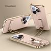 Для Huawei Pura 80 80 Pro 80 ProPlus 80 Ultra Чехол с защитой всех линз, со подставкой, выдвижным ремешком на запястье, противоударный чехол для телефона