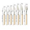 7 PC Stainless Steel Oil Painting Knife Art Crafts Water Knife Palette Knife Oil Painting Mixing Knife Scraper Art Tools LXY