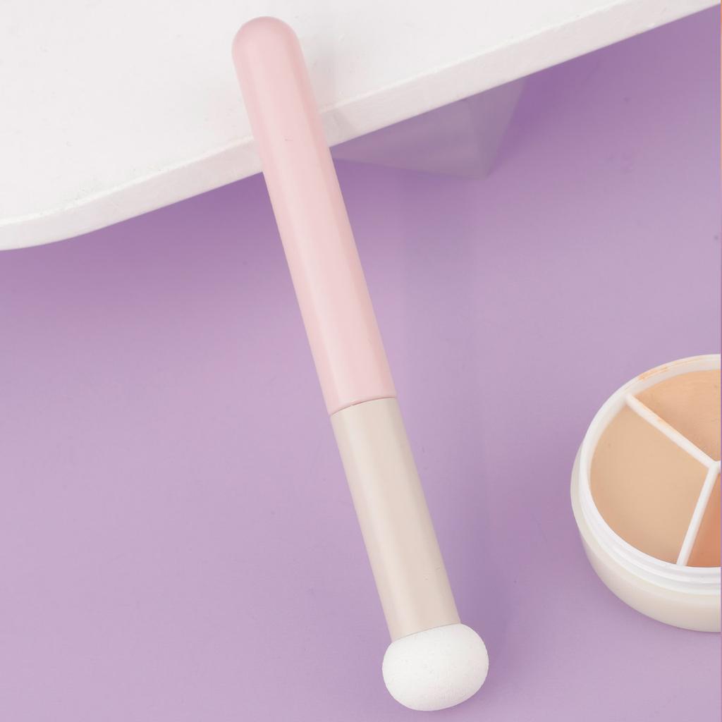 Mushroom Head Bun Concealer Brush Sponge Round Head Eye Socket Eye Bag Tear Trough Detail Brush Fine Soft Matte
