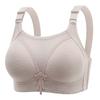 Underwear Bra Middle-aged and Elderly Large Size Without Steel Ring Women's Bra Tank Top Gathered On The Support Full Cup