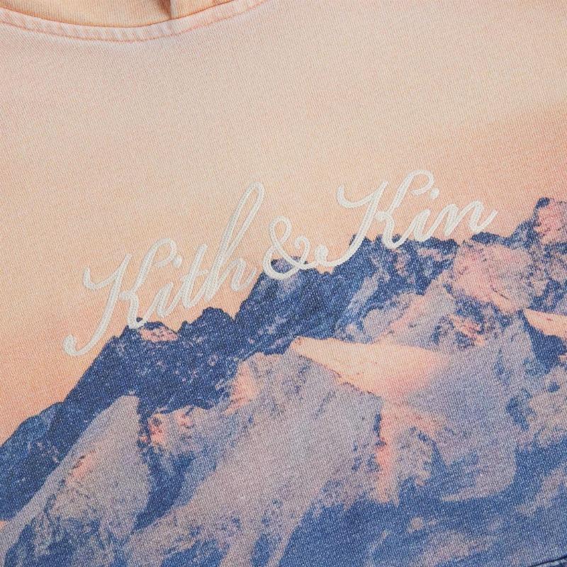 Kith Мужская толстовка Citrine Sunset Summit Nelson KHM031923-804