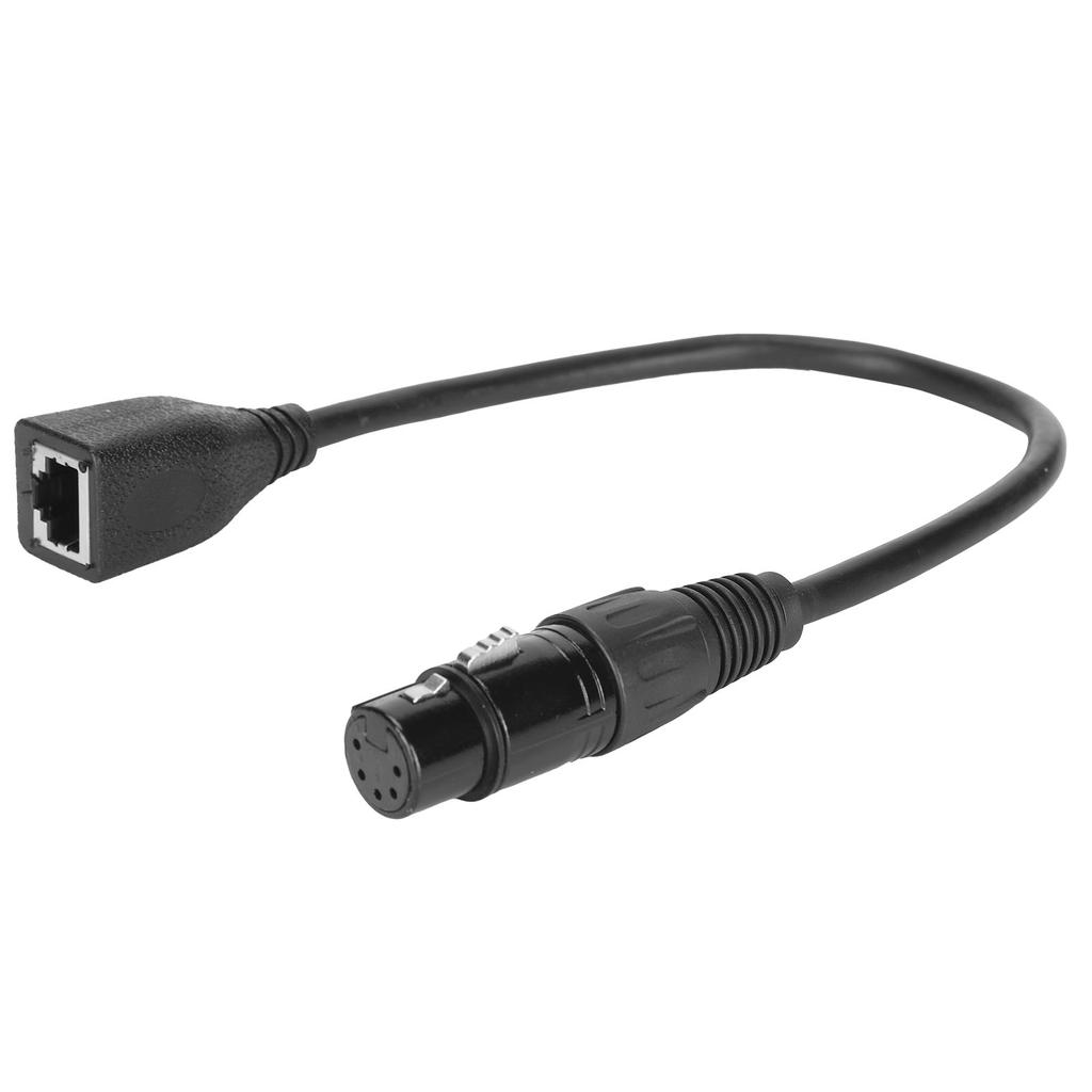 JORINDO JD6100 Кабель-адаптер 5-контактный XLR гнездо к RJ45 гнездо Бескислородный медный шнур-адаптер