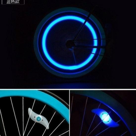 Красочные ивовые листья велосипедные спицы фонари для горных велосипедов - Hot Wheels Bike Accessories