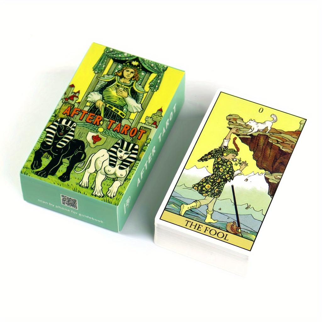 After Card Reading Cards Deck - 78Pcs, 2.6 X 4.7" | Modern Twist On Traditional Artwork | Includes Major & Minor Arcana For Mystical Fortune Telling