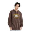 Anta Life Series Letter Hand-Painted Loose Pullover Hoodie Men Hoodies Chocolate 152418733-2