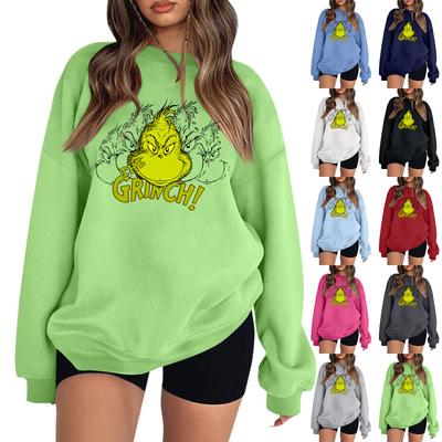 Женская толстовка Colorblock с длинным рукавом и круглым вырезом, повседневная, удобная, свободная, легкая, женская толстовка