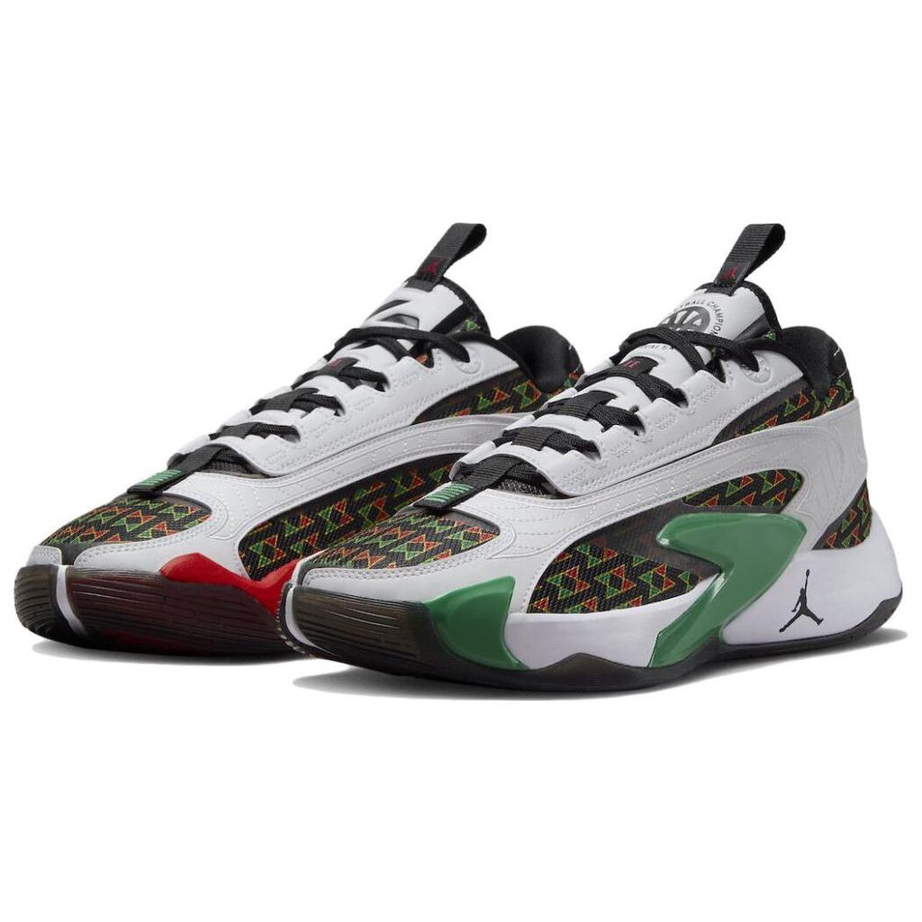 Кроссовки мужские Air Jordan Luka 2 PF Quai 54 Белый Черный Университетский-Красный FQ1154-100