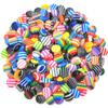 10Pcs 8mm Circular Striped Resin Patch Beads Without Holes Jewelry Accessories National Flag Arts Decor Materials Decorative Patch DIY Craft Supplies