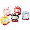 NUOLUX Daruma Lucky Cat Статуэтка Дарума Керамическое украшение 5 штук 5 цветов Талисман на удачу Мини Дарума Японский стиль Интерьер Стильный милый автомобильный орнамент