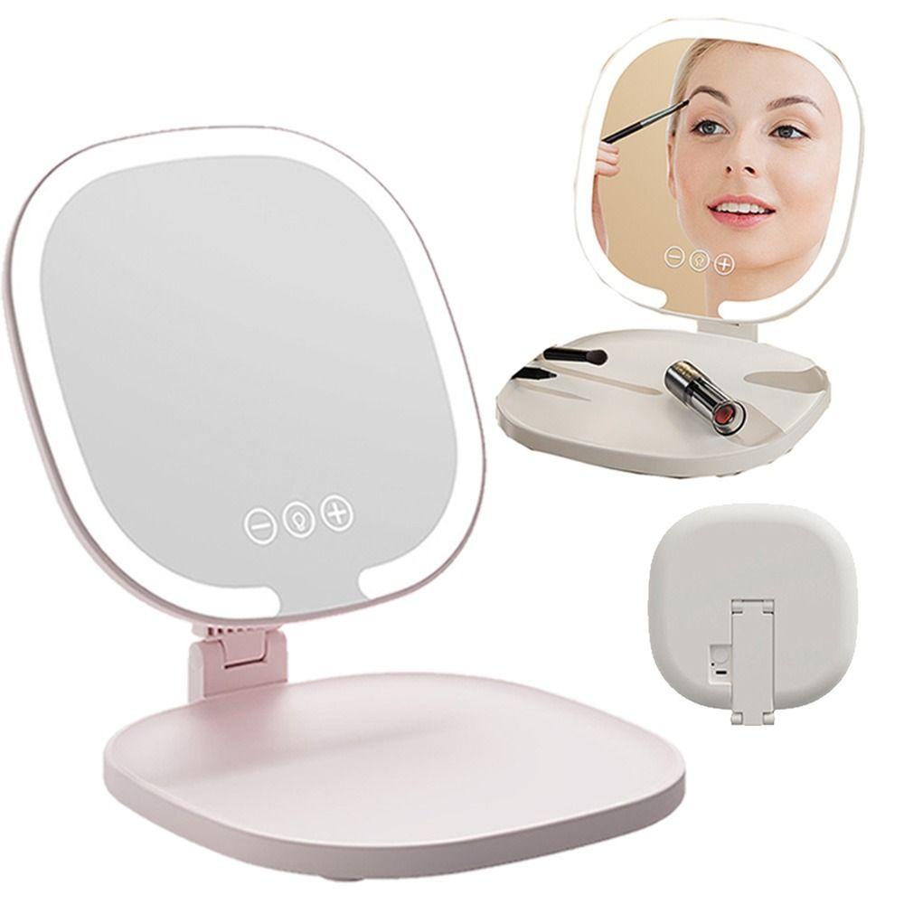 Регулируемое зеркало для туалетного столика с подсветкой Складные настольные зеркала с подсветкой Бизнес