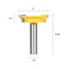 1 2  Shank Drawer Front Joint Straight Rail & Stile Router Bit Milling Cutter Chisel Cutter Tool Woodworking Tools