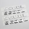 3D ABS Chrome логотип S320L S400L S500L S600L буквы эмблема багажника автомобиля наклейка для букв Stikcer аксессуары