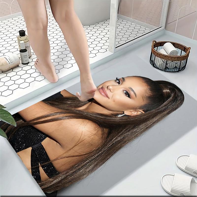 Ariana Grande'S High Ponytail Carpet Rug Soft Washable Antislip Home Living Room Sofa Mats Personalized Christmas Rug