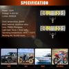 2PCS 7 Inch LED Light Bar 60W 6000K White Off Road Driving Auxiliary LED Work Lights for Truck ATV Boat SUV Motorbike 12V 24V
