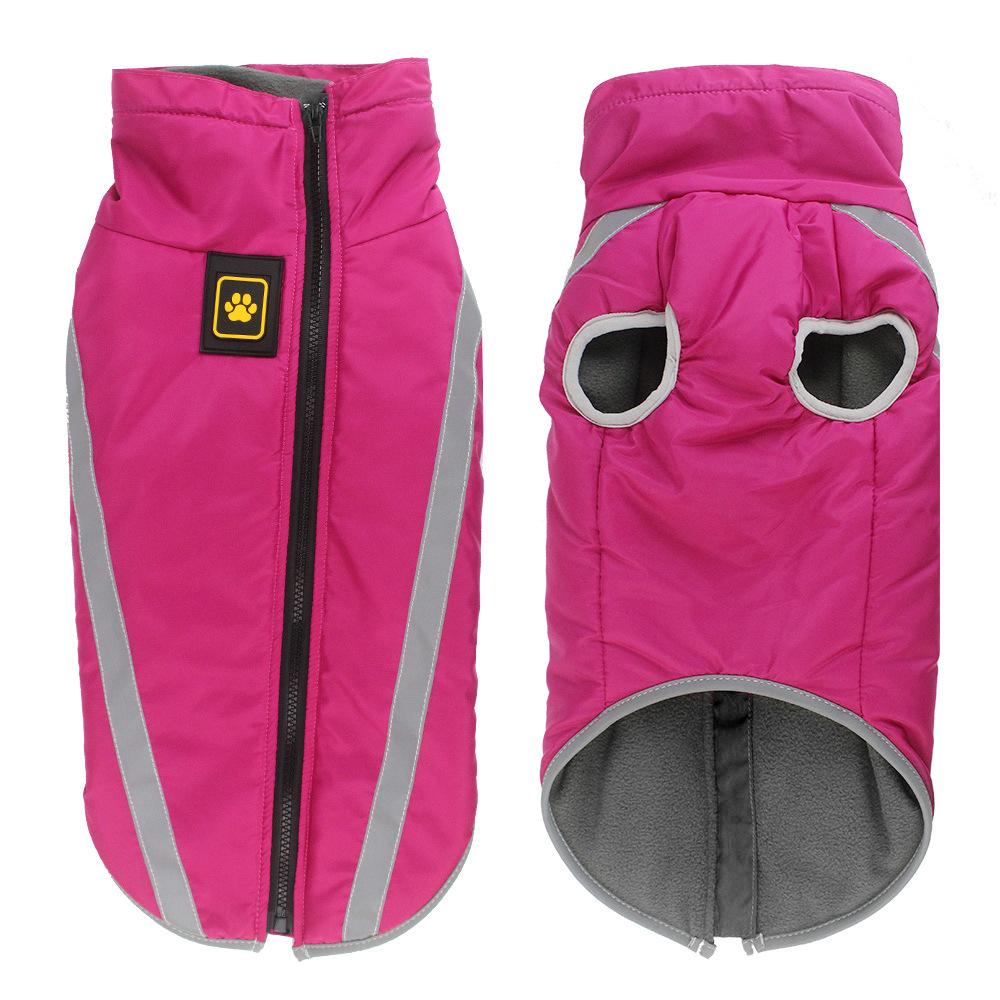 Luxury Eco-Friendly Winter Vest for Plus Size XL-6XL Dogs-Warm Fleece Lined Cozy Coat for Large Dogs