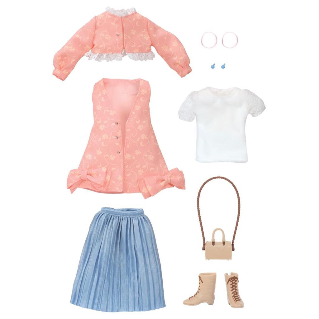 Takara Tomy Платье Базовое Женственное Игрушка для Ролевых Игр для Возраста 3 лет и старше Licca-chan LW-17 Наряжаться