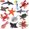 Sea Turtle Dolphin Marine Animal Miniatures Collection For Kids Educational Toys And Decor