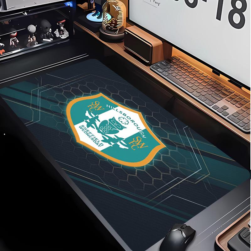Sheffield Wednesday Football Pattern Mouse Pad Non?Slip Rubber Base Gaming Mousepad For Desk Office Home