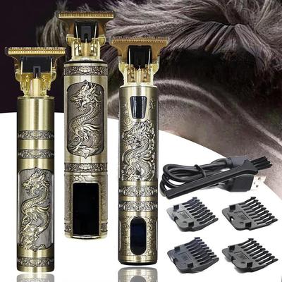 Машинка для стрижки волос, электрическая машинка для стрижки волос, профессиональная мужская бритва, триммер для мужчин, парикмахерская, перезаряжаемая через USB
