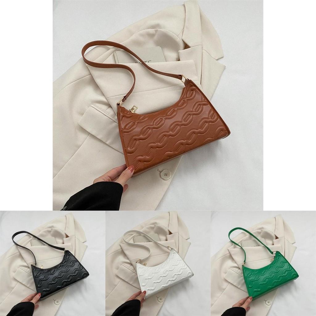 Trendy Women's Simple Shoulder Bag With Chic Aesthetic For Casual Daily Use
