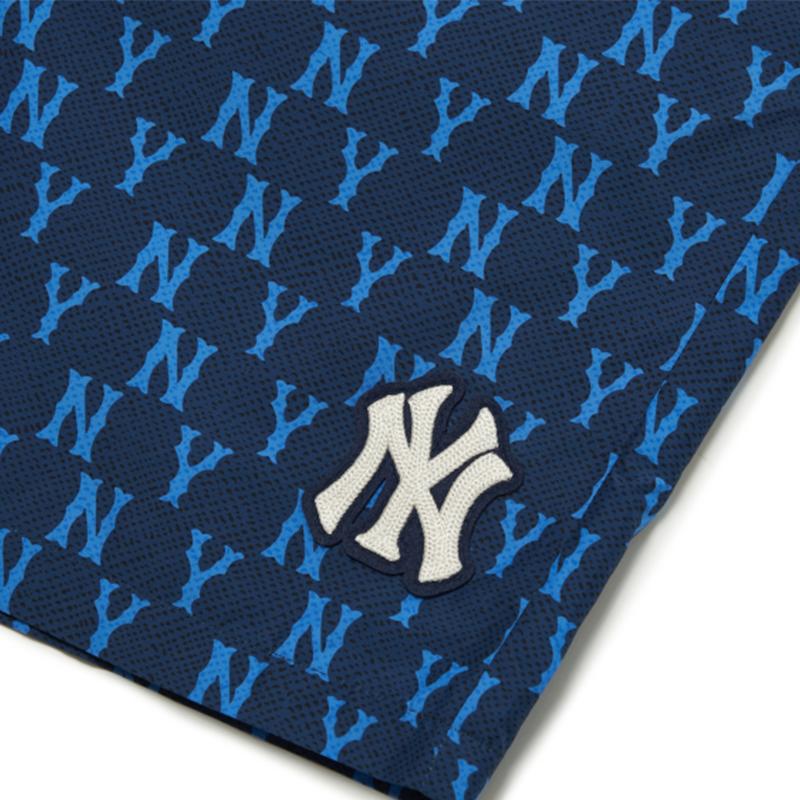 MLB Повседневные шорты унисекс синие средние 3ASMM0123-50NYS