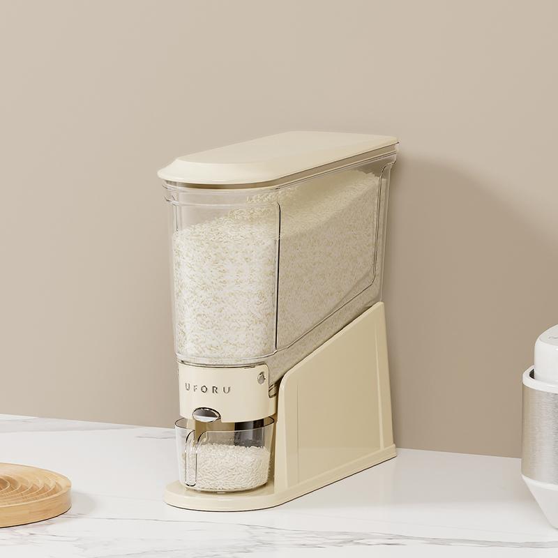 "UFORU kitchen item free Press type rice drum household insect-proof moisture-proof sealed food grade organize rice box"
