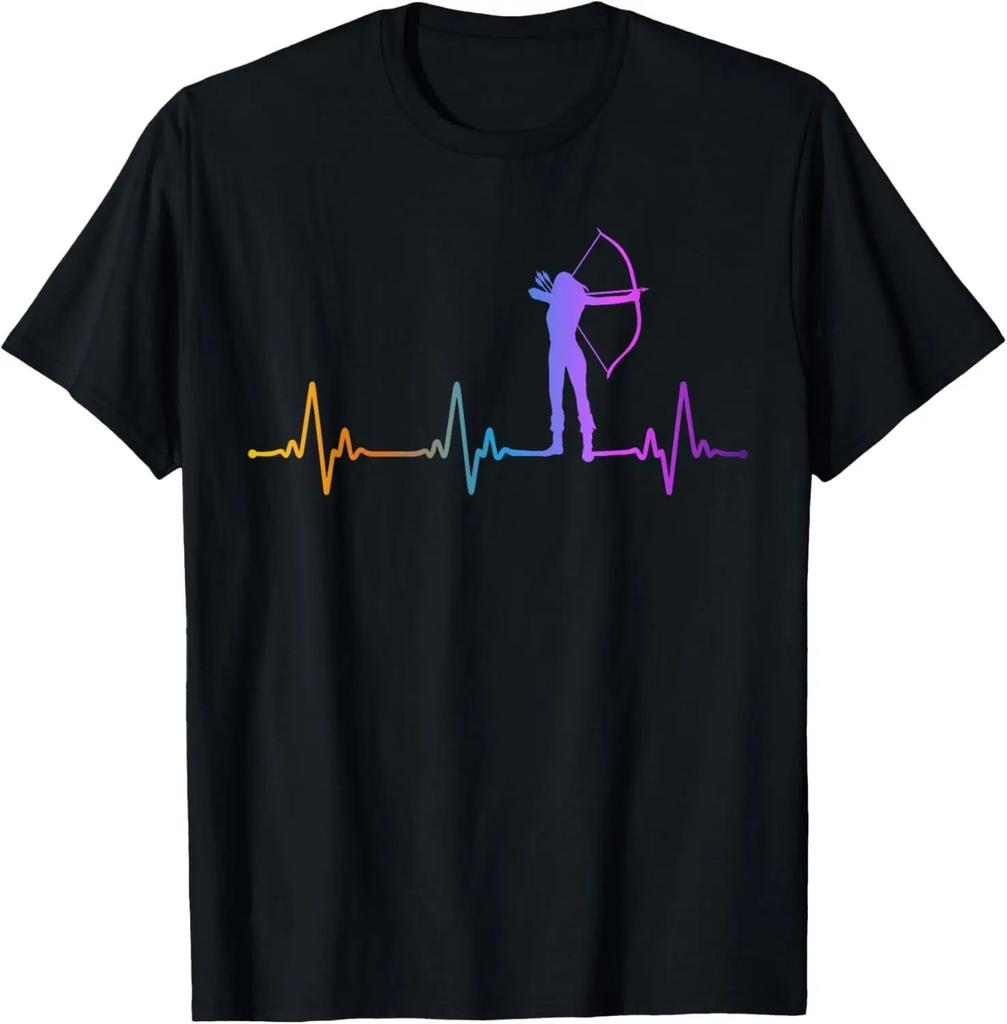 Archery Target Bow And Arrow Marksunisex Quiver For Archers Tshirt Unisex Summer Streetwear Tops Unisexs T Shirt Camiseta Hombre