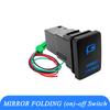 12V Blue LED Fog Light Bar Push Switch For Toyota 2015 Hilux GUN Prado 150 200 RAV4 HiAce Landcruiser ON OFF Button Switch