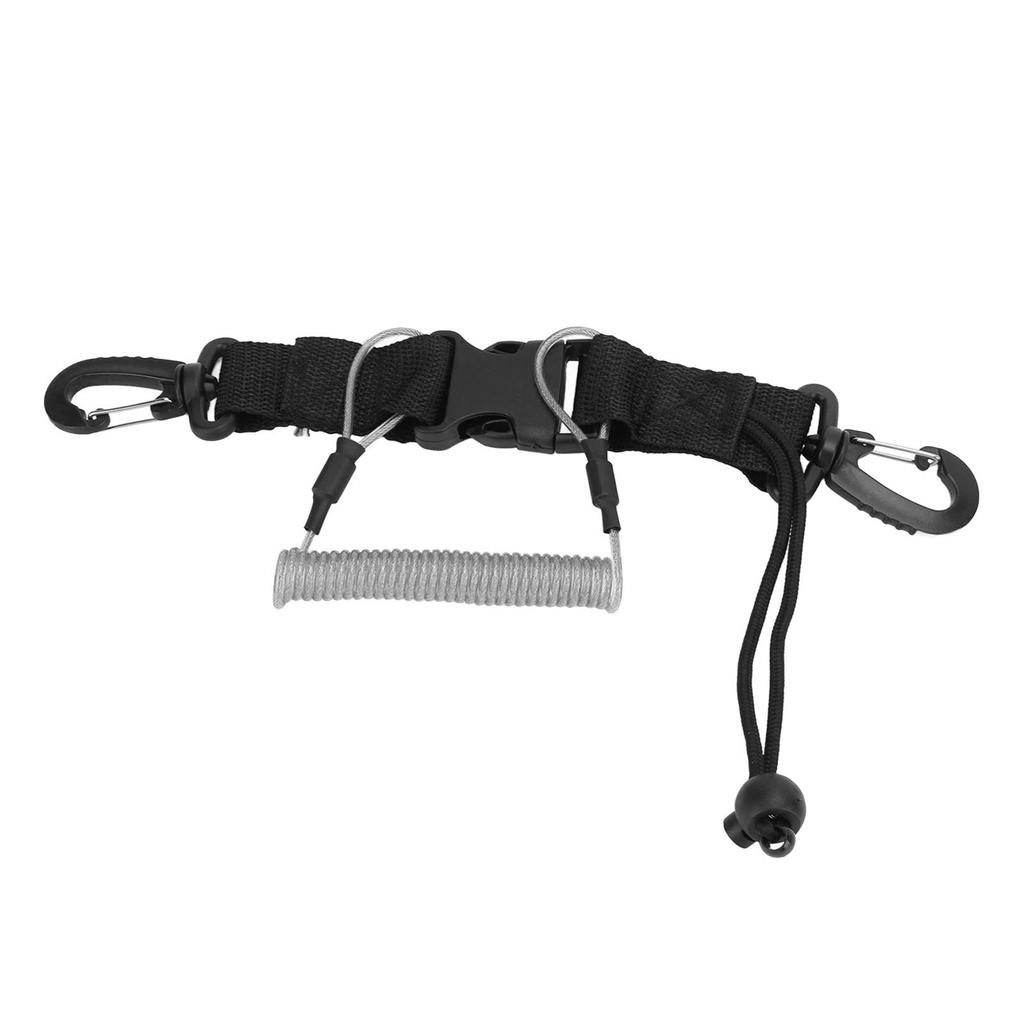 Diving Lanyard Professional Loss Proof Quick Release Coil Lanyard for AR?15 M4 Handle Fittings