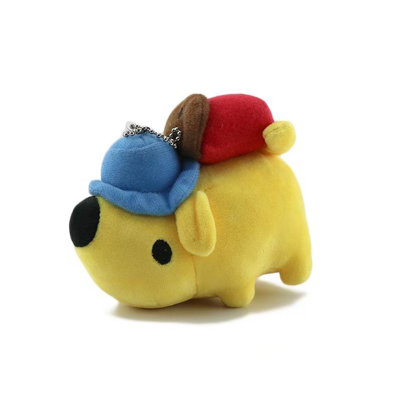 Bugcat Capoo Plush Toys Keychain Cute Blue Cat Erpillar Soft  Stuff Animal Bag Accessories Pendant For Birthday Gift