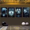 Animal Dark Beast Wolf Tiger Lion Bear Prints Poster Canvas Painting Modern Wall Art Pictures For Living Room Bedroom Home Decor