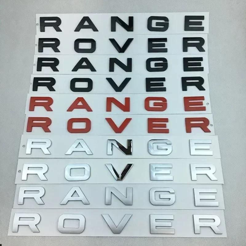Abs Car Front Hood Tailgate Sticker Rear Trunk Emblem for Land Rover Range Rover Evoque Vogue Velar SV L405 L322 2 3 4 Sport jvhn2