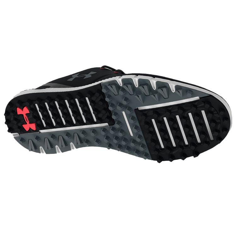 Under Armour Men's HOVR Fade 2 SL Wide Black Golf Shoes 3025379-001