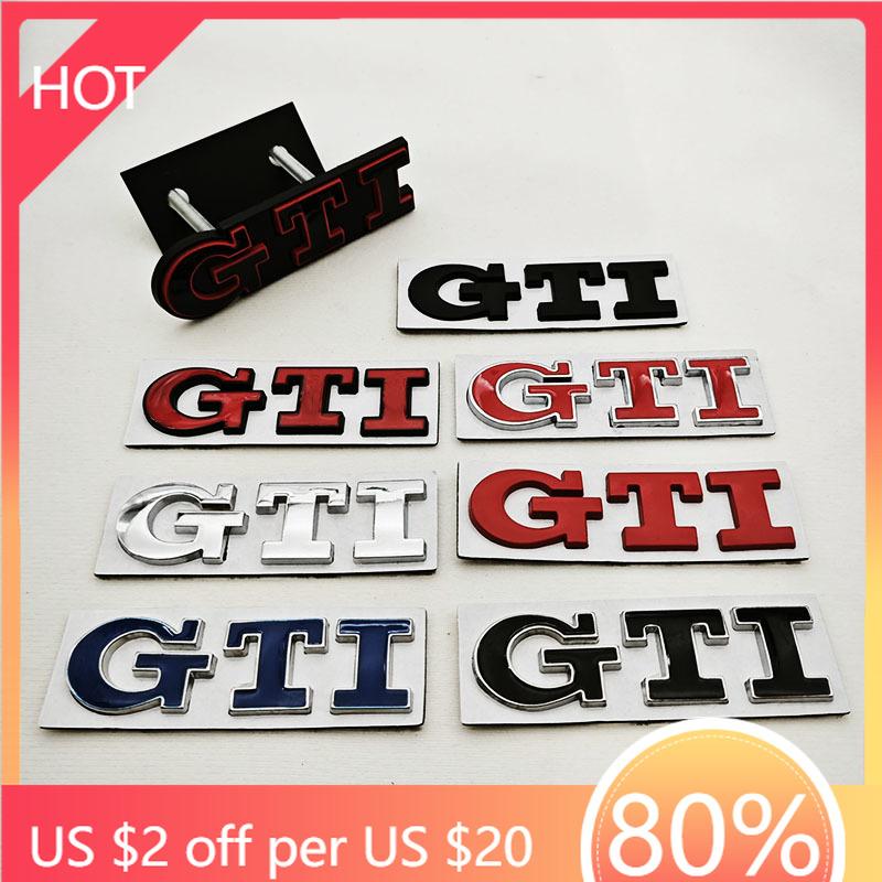 BGK1 Golf 3 4 MK3 MK4 2026 Hot For VW VOLKSWAGEN 3D Metal Car Grille Logo GTI Badge Emblem For Volkswagen VW Polo Golf 4 5 6 7 8 Mk4