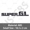Super GL Emblem SuperGL 3D Car Stickers For Hiace Car Styling Super Gl Chrome Car Badge Emblem Sticker Decal Trunk Side Logo