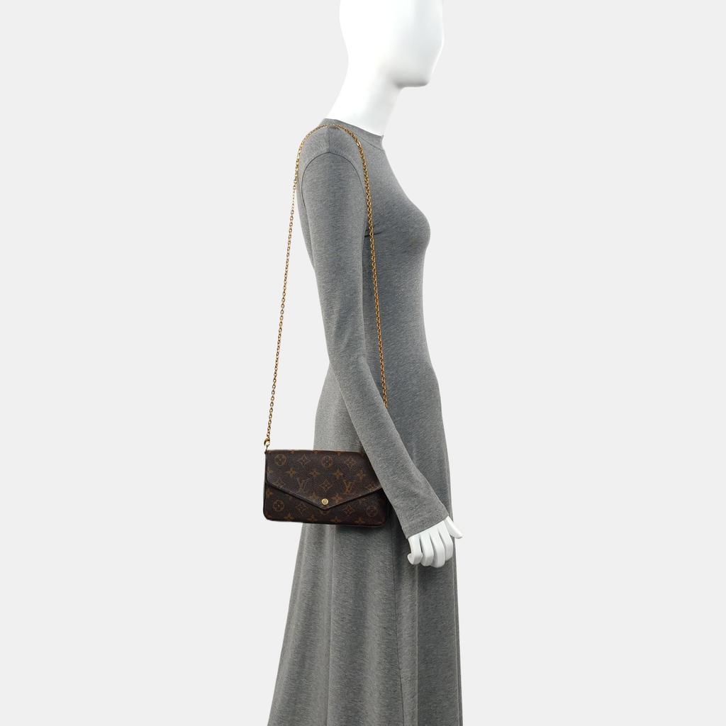 [Pre-Owned] Louis Vuitton Pochette FéLicie 'Brown Monogram Canvas' - Very Good #1H6I8VG