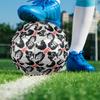 Rock and Roll Print Size 5 Soccer Ball, PU Wear Resistant Football for Match Training and Daily Practice, Birthday Gift for Soccer Fans