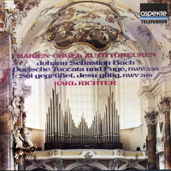 Виниловая пластинка KARL RICHTER Marienorgel Zu Ottobeuren И. С. Бах 641350AH TELEFUNKEN Германия Классическая Б/У