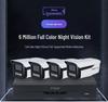 Dahua 6MP POE Система безопасности для улицы с полноцветным ночным видением CN вилка (адаптер в комплекте)