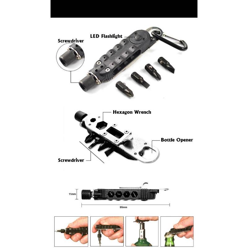 1 комплект, отвертка для уличного магического оборудования EDC, многофункциональный нож, многофункциональная отвертка, волшебная отвертка