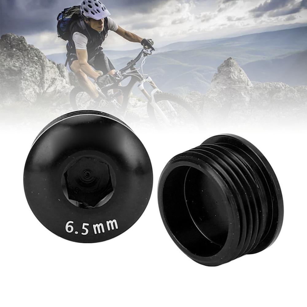 2PCS 6.5mm Bike Pedal Screw Cover M14 Thread Cycle Pedal Locking Screw Bike Pedal Protection