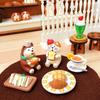 Bread Baking Cake Series Japanses Creative Toys ZAKKA Cat Figurine Decoration Photo Props Miniature Resin Gift Small Ornaments
