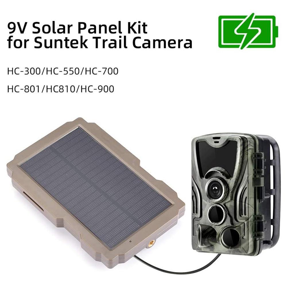Hunting Camera Solar Panel 3000mAh Trail Camera Solar Charging Battery Panel with Rotating Mounting Bracket