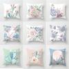 Plant Succulent Polyester Pillowcase Office Fabric Sofa Cushion Cover Home Pillowcase